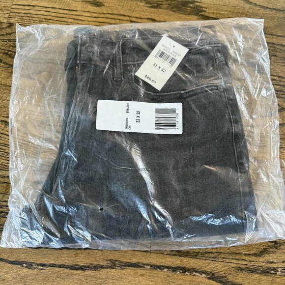 Lucky Brand 121 Slim Jean 33x32 Slim Fit Slim Leg Benoit Black Dark Wash NWT - Picture 6 of 6
